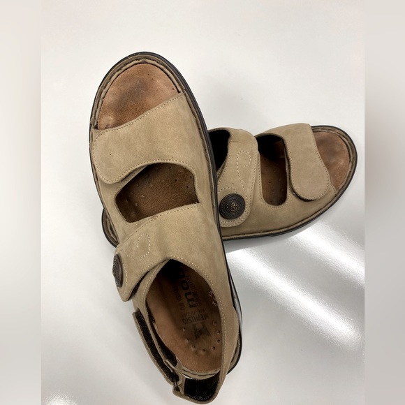 MEPHISTO mobils AIR RELAX women’s genuine leather sandals, Beige 39EU/ U… - Picture 2 of 16